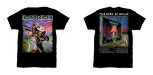 Iron Maiden: Camiseta oficial da turnê no Reino Unido