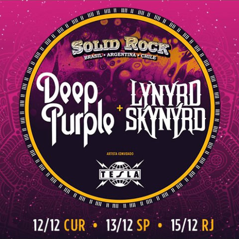 Deep Purple, Lynyrd Skynyrd e Tesla 2017: CONFIRMADOS NO BRASIL