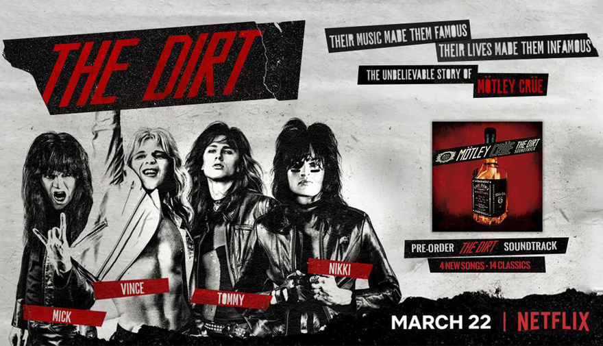 Mötley Crüe - Confira o trailer do filme The Dirt